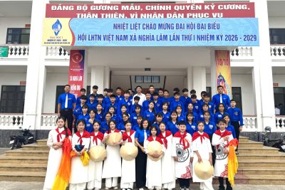 TRƯỜNG THCS NGHĨA HẢI CHUNG TAY GÓP SỨC VÀO THÀNH CÔNG RỰC RỠ CỦA ĐẠI HỘI HỘI LHTN VIỆT NAM XÃ NGHĨA HẢI